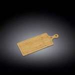 Wilmax WL-771135/A, 19.7x7.9-Inch Long Serving Bamboo Board With Handle, EA