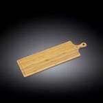Wilmax WL-771136/A, 26x7.9-Inch Long Serving Bamboo Board With Handle, EA
