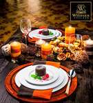 Wilmax WL-991008/A 10-Inch Stella Round White Porcelain Dinner Plate, 24/CS