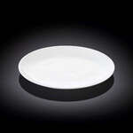 Wilmax WL-991012/A 7-Inch Olivia Pro White Porcelain Dessert Plate with a Rolled Rim, 72/CS