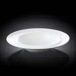 Wilmax WL-991023/A 10-Inch Undina Round White Porcelain Deep Plate, 24/CS