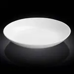 Wilmax WL-991119/A 12-Inch Olivia Round White Porcelain Deep Platter, 18/CS
