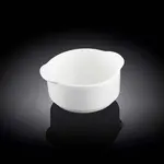Wilmax WL-991127/A 11 Oz White Porcelain Soup Cup with Handles, 48/CS