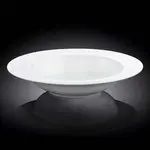 Wilmax WL-991220/A 12-Inch Stella Round White Porcelain Deep Plate, 12/CS