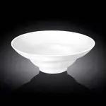 Wilmax WL-991272/A 9.75-Inch Round White Porcelain Deep Plate, 18/CS