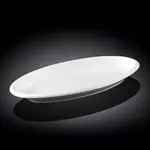 Wilmax WL-992128/A 12-Inch Oval White Porcelain Platter, 18/CS
