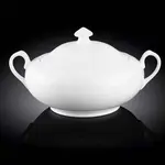 Wilmax WL-992491/A 95 Oz White Porcelain Tureen, 4/CS (Discontinued)