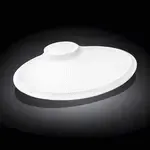 Wilmax WL-992631/A 14-Inch Teona Oval White Porcelain Platter, 12/CS