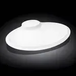 Wilmax WL-992632/A 16-Inch Teona Oval White Porcelain Platter, 12/CS