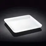 Wilmax WL-992681/A 9.5x9.5-Inch White Porcelain Square Dish, 24/CS