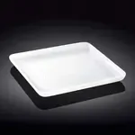 Wilmax WL-992682/A 10.75x10.75-Inch White Porcelain Square Dish, 18/CS