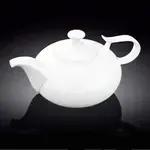 Wilmax WL-994000/A 39 Oz White Porcelain Teapot, 24/CS (Discontinued)