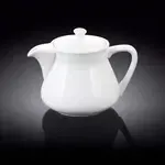 Wilmax WL-994002/A 25 Oz White Porcelain Teapot, 24/CS (Discontinued)