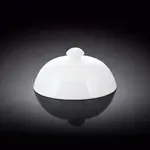 Wilmax WL-996007/A 5-Inch White Porcelain Lid for Main Course, 36/CS