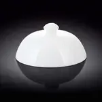 Wilmax WL-996008/A 7-Inch White Porcelain Lid for Main Course, 24/CS