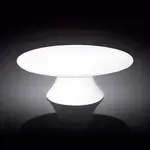 Wilmax WL-996130/1C 12x3.5-Inch White Porcelain Cake Stand in Color Box, 8/CS
