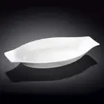 Wilmax WL-997012/A 12-Inch Oval White Porcelain Baking Dish, 24/CS