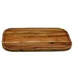 Wilmax ZG-660420, 20x11-Inch Acacia Wood Cutting Board, 6/CS