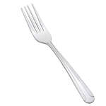 0081-05, Dominion Medium Weight Dinner Fork, 18/0 Stainless Steel, Vibro Finish, Clear View 24/Pack