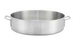 ALBH-18, 18-Quart 5.5-Inch High Extra-Heavy Precision Aluminum Brazier Pan with 15.8-Inch Diameter