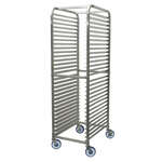 Winco ALRK-30BK, 30-Tier Aluminum Rack with Brake