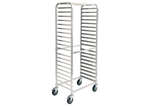 Winco ALRS-20BK Knocked Down 20-Tier Aluminum Sheet Pan Rack, 3-Inch Spacing, EA