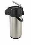 APSK-725, 2.5-Liter Stainless Steel Body and Liner Lever-Top Vacuum Server