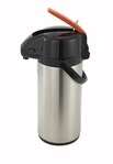 Winco APSK-725DC, 2.5-Liter Stainless Steel Decaf Air Pot with Lever-Top (Discontinued)