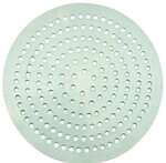 Winco APZP-15SP, 15-Inch Dia Aluminum Super-Perforated Pizza Disk, 291 Holes