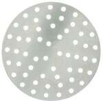 Winco APZP-19P, 19-Inch, Aluminum Perforated Pizza Disk326 Holes Aluminum Perforated Pizza Disk
