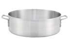 Winco AXBZ-35, 35-Quart 4.0mm-thick Super Aluminum Brazier Pan , EA (Discontinued)