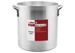 Winco AXHH-120H, 120-Quart Aluminum Stock Pot with 4 Handles and 6 mm,.25" Thick Reinforced Bottom, NSF (Discontinued)