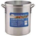 Winco AXSI-12, 12-Quart Induction Ready Aluminum Stock Pot with 4-mm Stainless Steel Bottom, NSF (Discontinued)