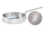 Winco AXTI-3, 3-Quart Induction Ready Aluminum Saute Pan with 4-mm Super Aluminum Bottom, NSF (Discontinued)