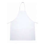 BA-3226WH, 31x26-Inch White Full Length Bib Apron