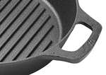 CAGP-10R, 10.25-Inch FireIron Cast Iron Round Grill Pan, EA