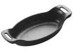 CASM-6O, 6.5"x4.25" 9 Oz FireIron Oval Mini Cast Iron Server, EA