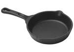 CAST-5, 4.8-Inch Dia FireIron Mini Cast Iron Skillet, EA