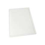 Winco CBI-1520, 15x20x0.5-Inch Grooved White Cutting Board, NSF