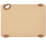 CBK-1218BN 12x18x0.5-Inch STATIK BOARD™ Brown Cutting Board with Hook, EA