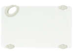 CBN-610WT 6x10x0.5-Inch STATIK BOARD™ White Garnish Cutting Board with Hook, EA
