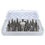 CDT-26, 26-Piece Stainless Steel Decorating Tip Set