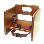 CHB-704, Wood Booster Seat, Walnut