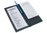CHK-3K, 9.25x4.5-Inch Black Server Book with Clear Sleeve, EA