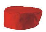 CHPB-3RR, Red Ventilated Regular Pillbox Hat, Regular Size, EA