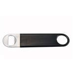 CO-301PK, Coated Flat Can Opener with PVC, Black