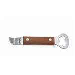 CO-303, Stainless Steel Can Opener with Wooden Handle