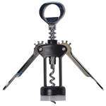 CO-701, Wing Typed Black Coated Cork Screw