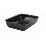 CRK-13K, 13x10x3-Inch Large Black-Colored Deli Crock