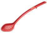 Winco CVPS-15R 15-Inch CURV™ Red Polycarbonate Perforated Spoon, EA (Discontinued)